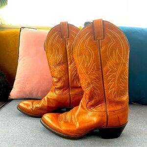 Vintage 90s Justin Cowboy Boots